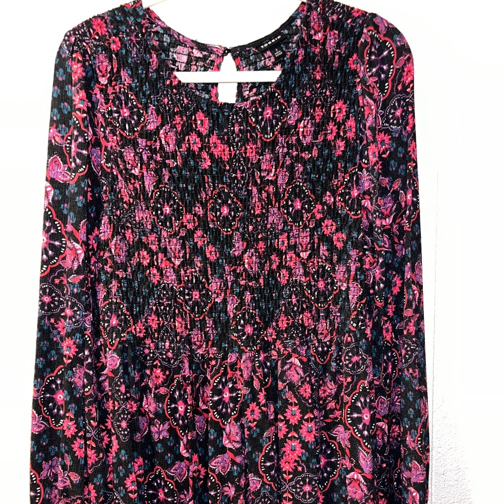 Smocked Floral Top by Torrid
